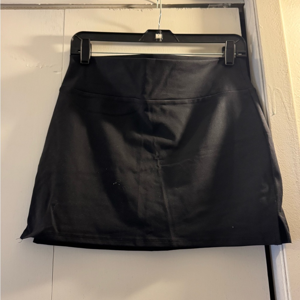 SPANX Black Mini Pencil Skirt Work